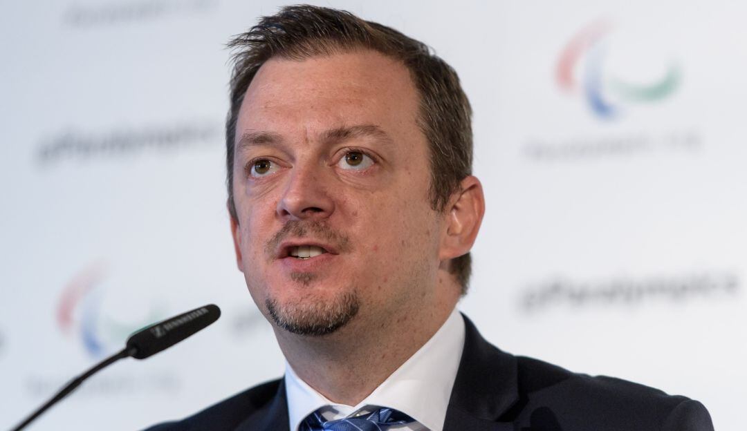 Andrew Parsons, presidente del Comité Paralímpico Internacional.