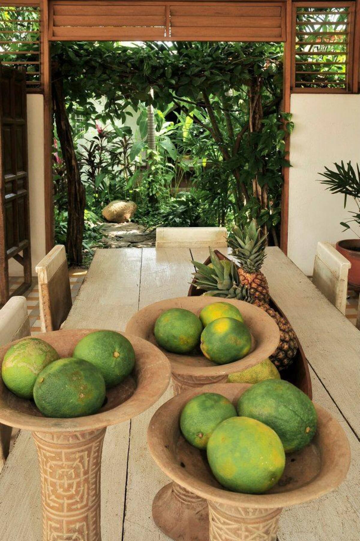 Levantarse en la mañana en un buen día soleado en el Hotel Boutique Casa Rosalía, en Valledupar, le levanta el ánimo al más triste, con esa luz brillante, viva, y ese desayuno con arepa típica vallenata preparada a la usanza de la dueña de la casa, horneadas sobre hojas del mango del patio, no deja espacio para las tristezas.