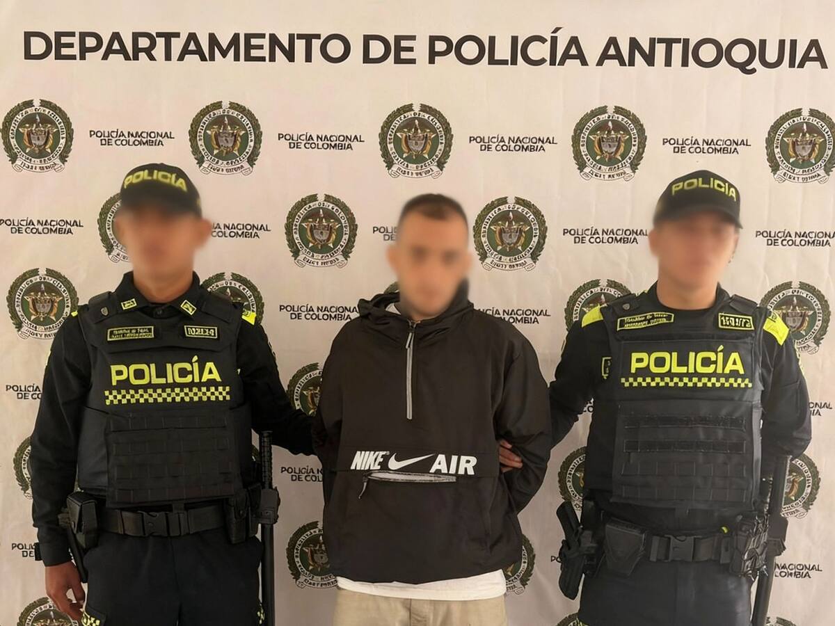 Cayó en Rionegro el principal sicario del Clan del Golfo y se esclarecerán cuatro homicidios