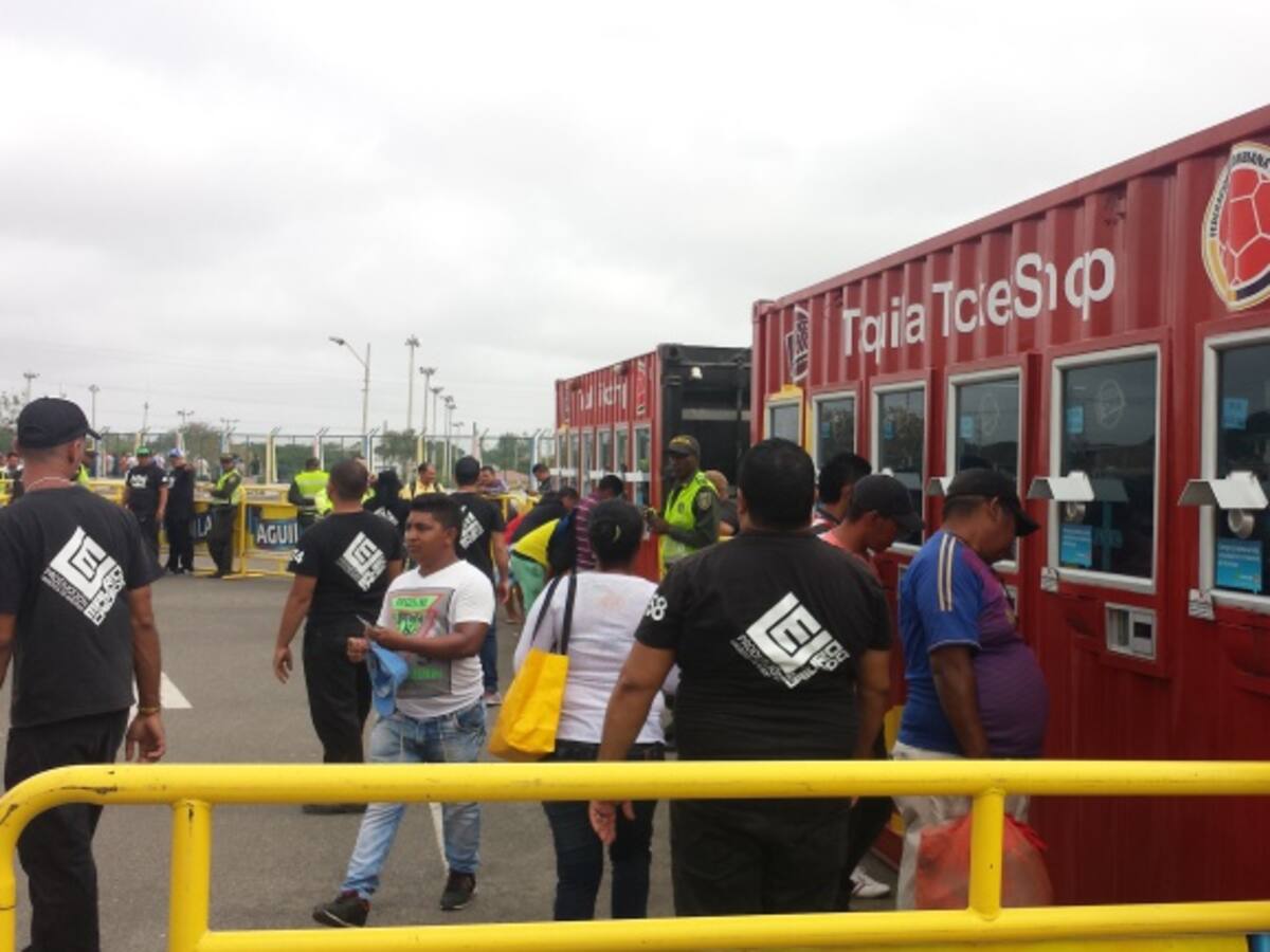 Habrá 6.000 boletas físicas para el partido Colombia - Paraguay