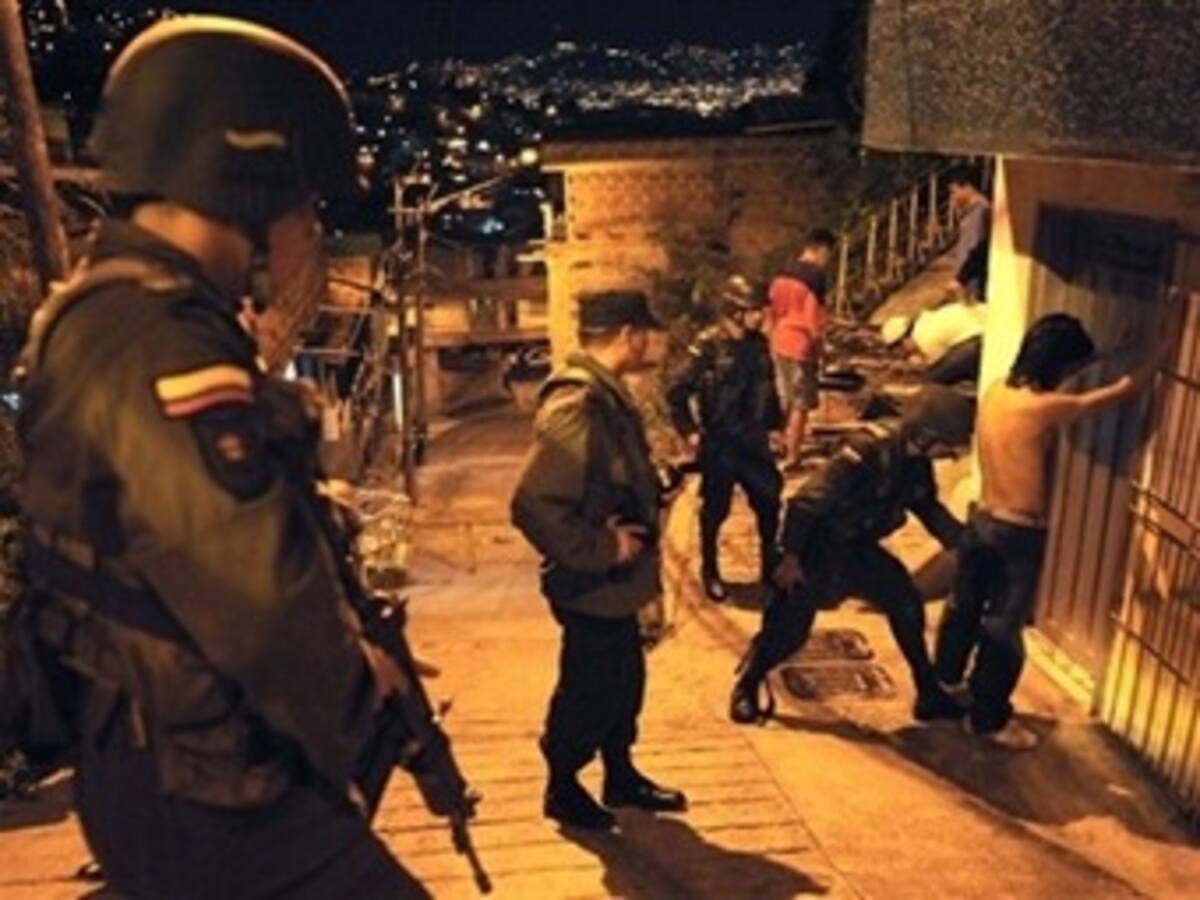 Detienen a 75 integrantes de las bandas criminales en Medellín