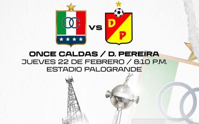 Clásico cafetero el jueves 22 de febrero en el estadio Palogrande de Manizales