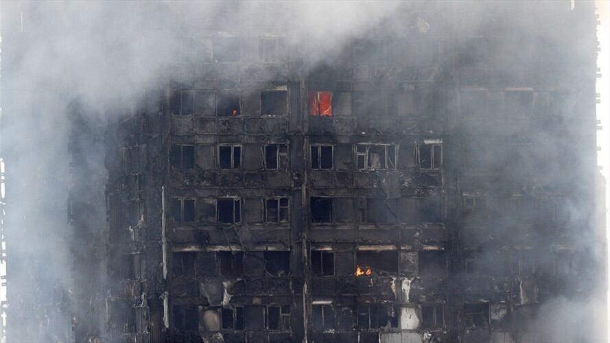Dos familias colombianas habrían sido afectadas por el incendio de Londres. Foto: Agencia EFE