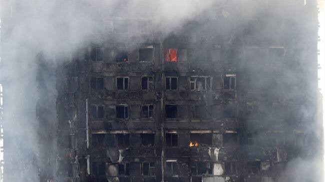 Dos familias colombianas habrían sido afectadas por el incendio de Londres. Foto: Agencia EFE