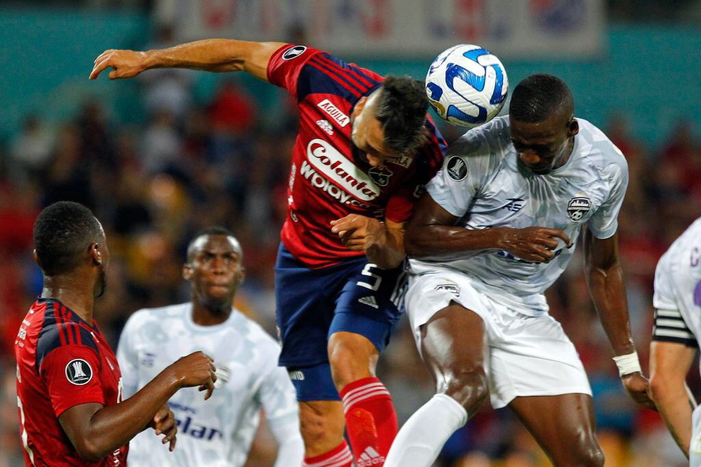 Medellín vs. Metropolitanos por la Copa Libertadores (Photo by Fredy BUILES / AFP) (Photo by FREDY BUILES/AFP via Getty Images)