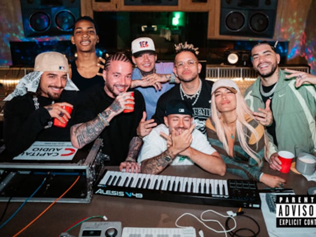 KarolG, Feid, Dfzm, Ovy on the drums, JBalvin, Maluma, Blessd & Ryan Castro se unen en +57