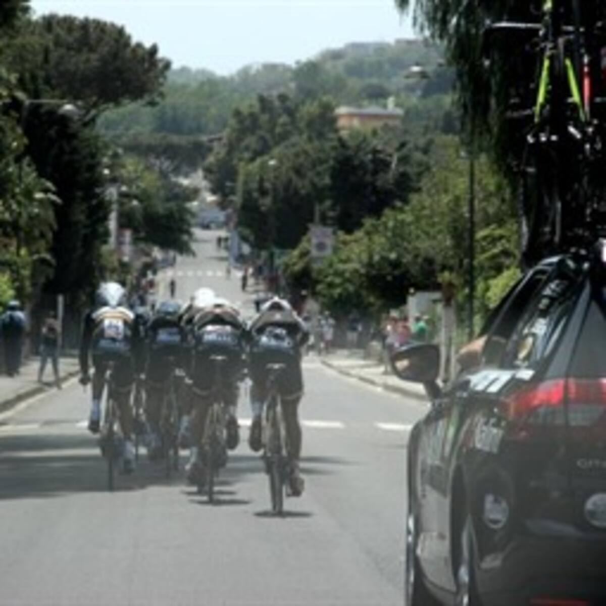 El primer obstáculo para el Team Colombia fue la contrarreloj por equipos en el Giro