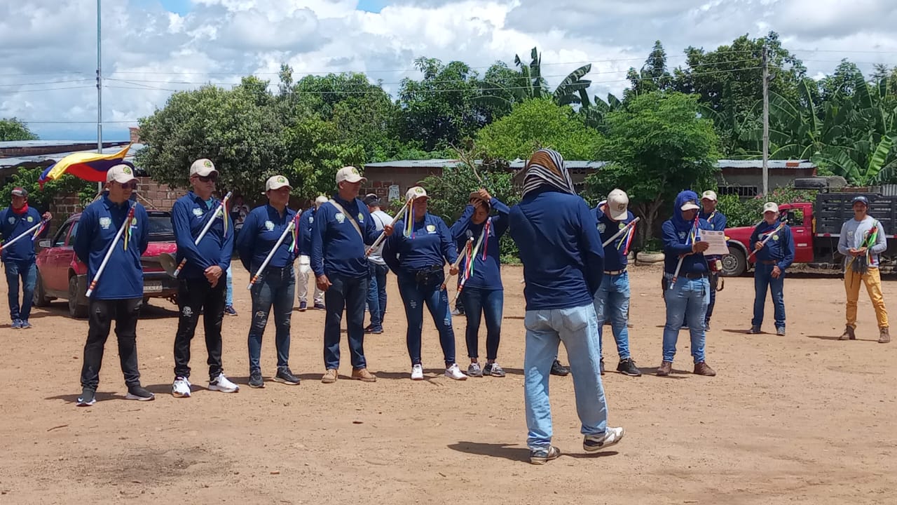 Trabajos comunales. Foto Guardias Campesinas.