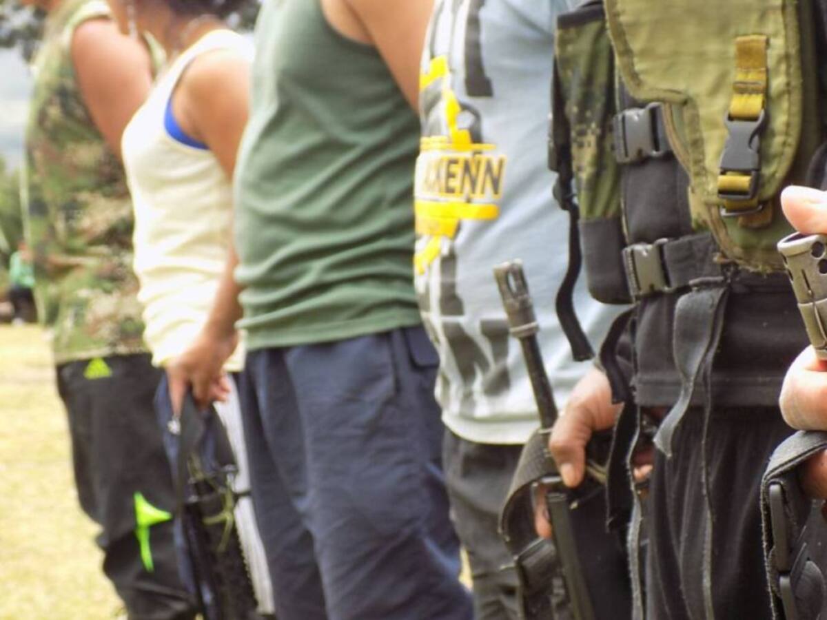 Durante la pandemia grupos armados han reclutado a 83 menores de edad