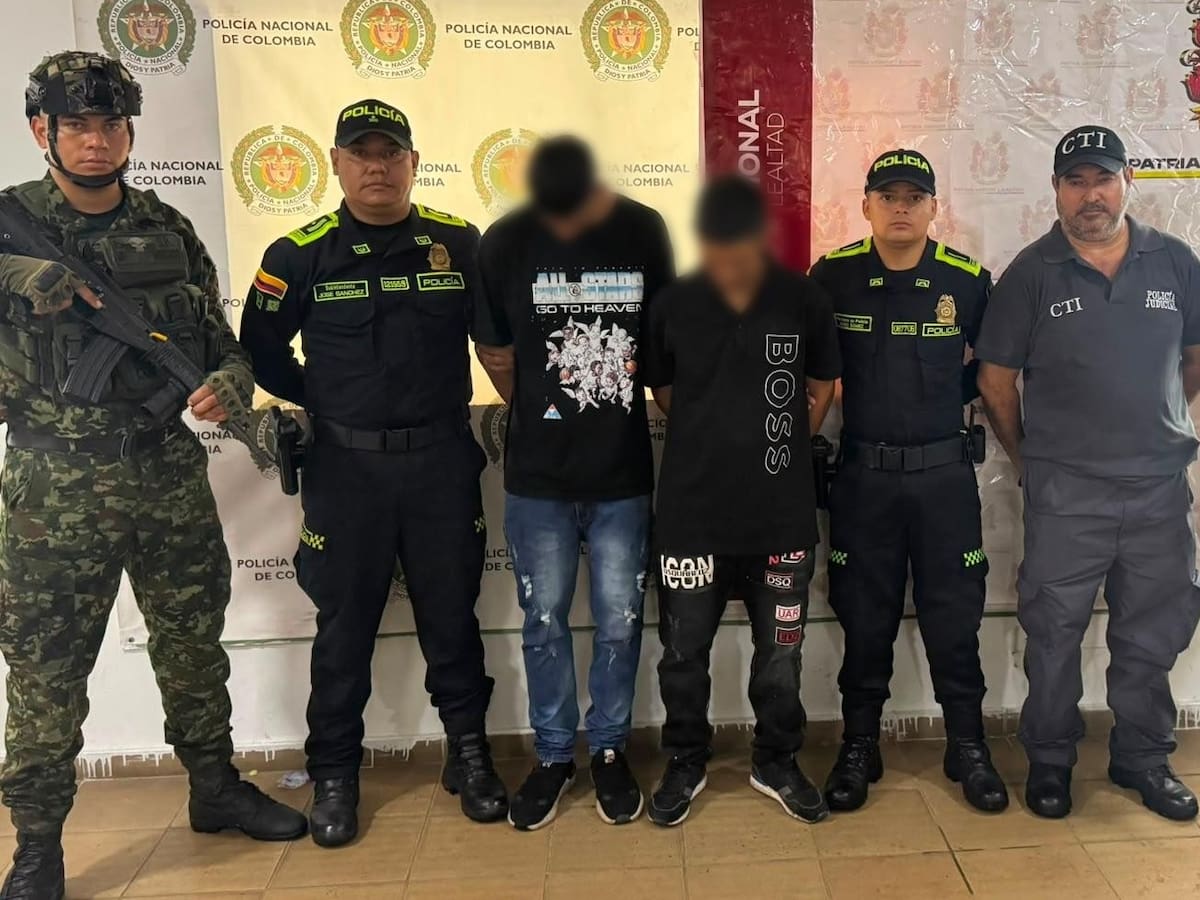 Capturados dos presuntos integrantes de la banda Los de La Isla en Honda, Tolima