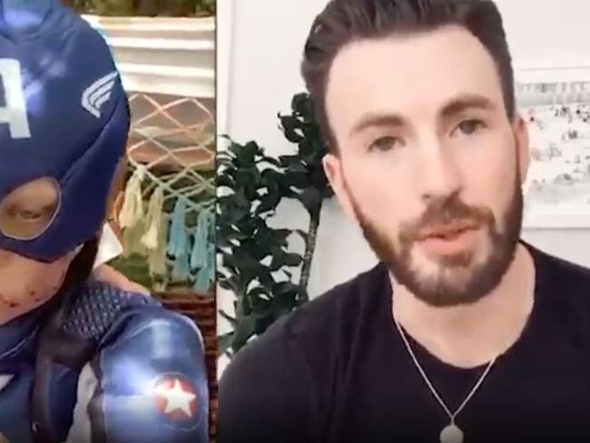 Capitán América envía mensaje a niño que salvó a su hermana del ataque de perro.