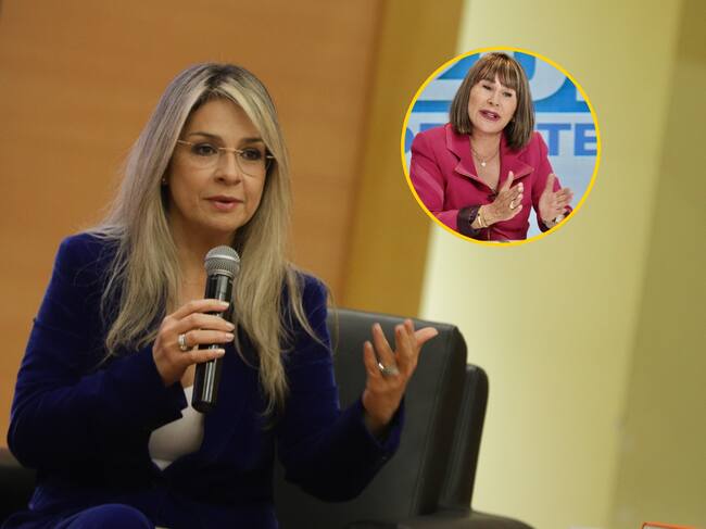 Vicky Dávila y Alicia Arango. Fotos: suministrada y Twitter de Alicia Arango.