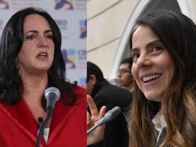 Congresistas María Fernanda Cabal y Esmeralda Hernández