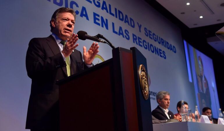 Juan Manuel Santos, presidente de la República