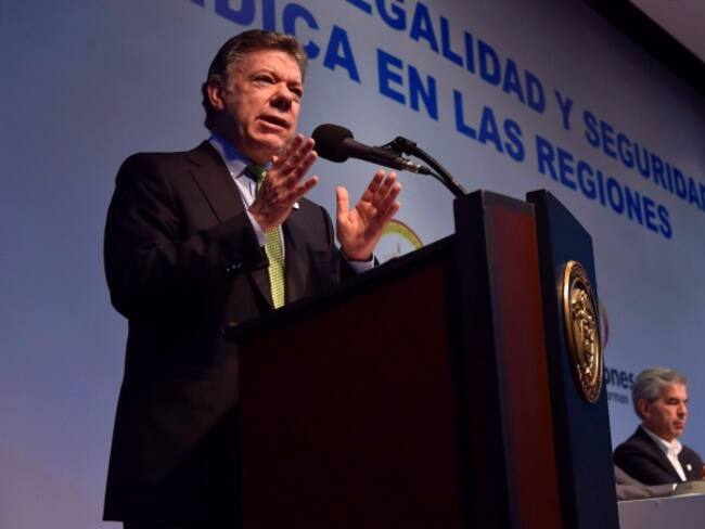 Juan Manuel Santos, presidente de la República