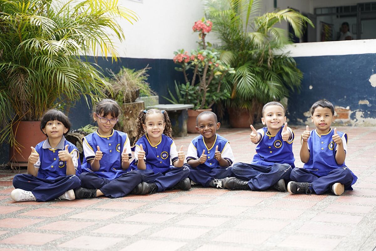 Educación preescolar en Bello. Foto: cortesía alcaldía de Bello.