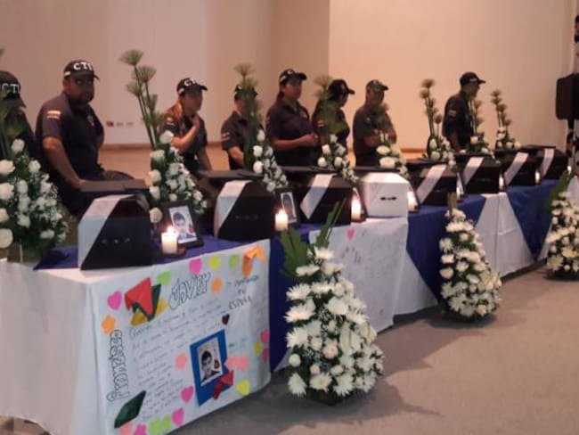 Fiscalía entrega restos óseos de 8 víctimas del conflicto en Antioquia