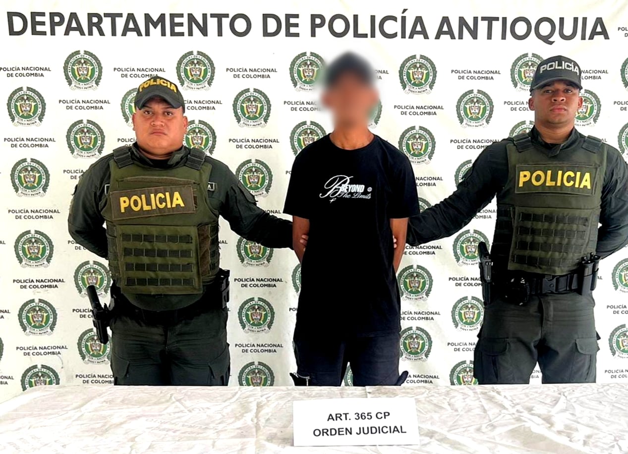 Foto: Departamento de Policía Antioquia