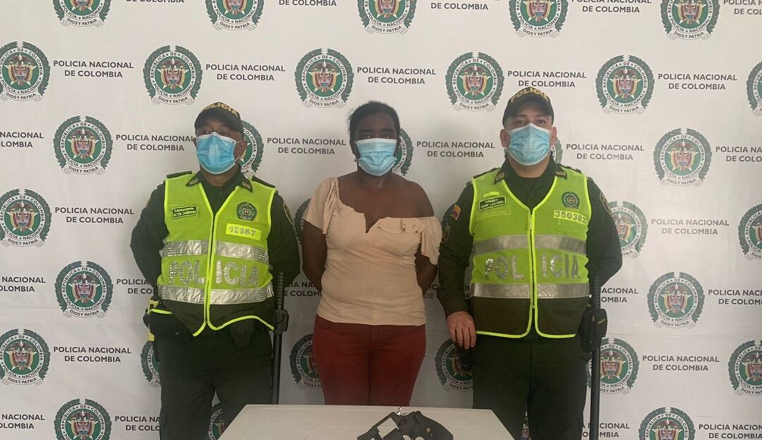 Mujer capturada por este hecho