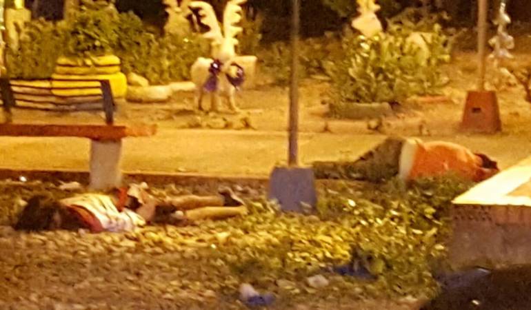 Sector del Claret donde se registró uno de los ataques armados.