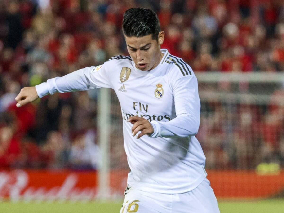 Después de dos meses y medio James volvió a jugar con el Real Madrid