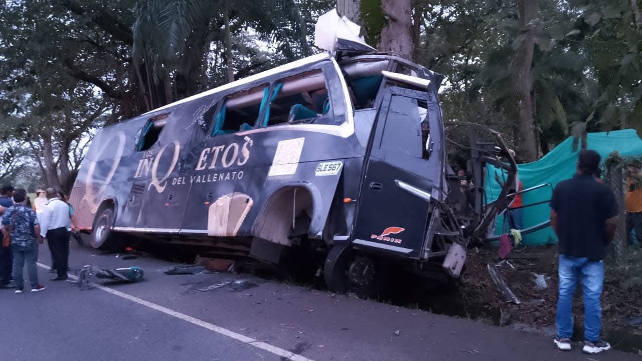 Accidente del bus de Los Inquietos.