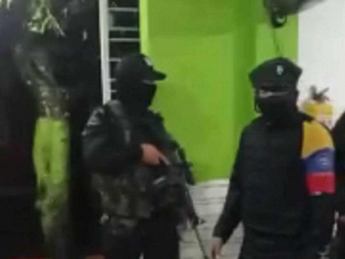 Integrantes de la disidencia de las Farc realizaron patrullaje en Tibú