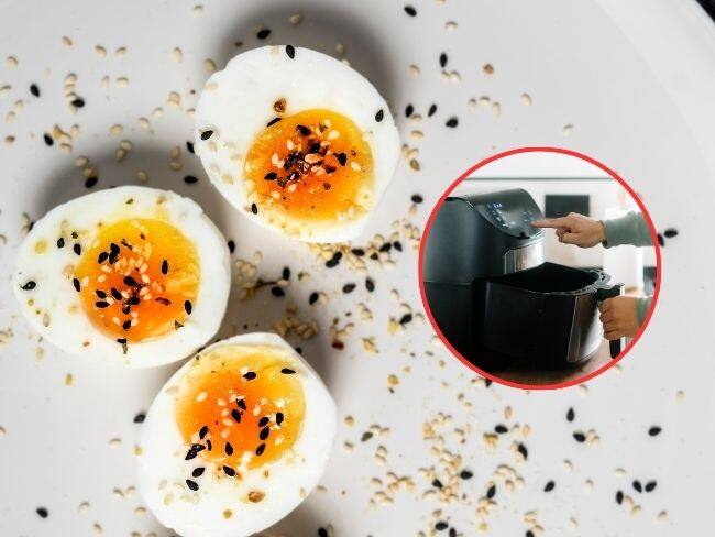 Huevos hervidos, freidora de aire, imágenes de referencia (Getty Images).