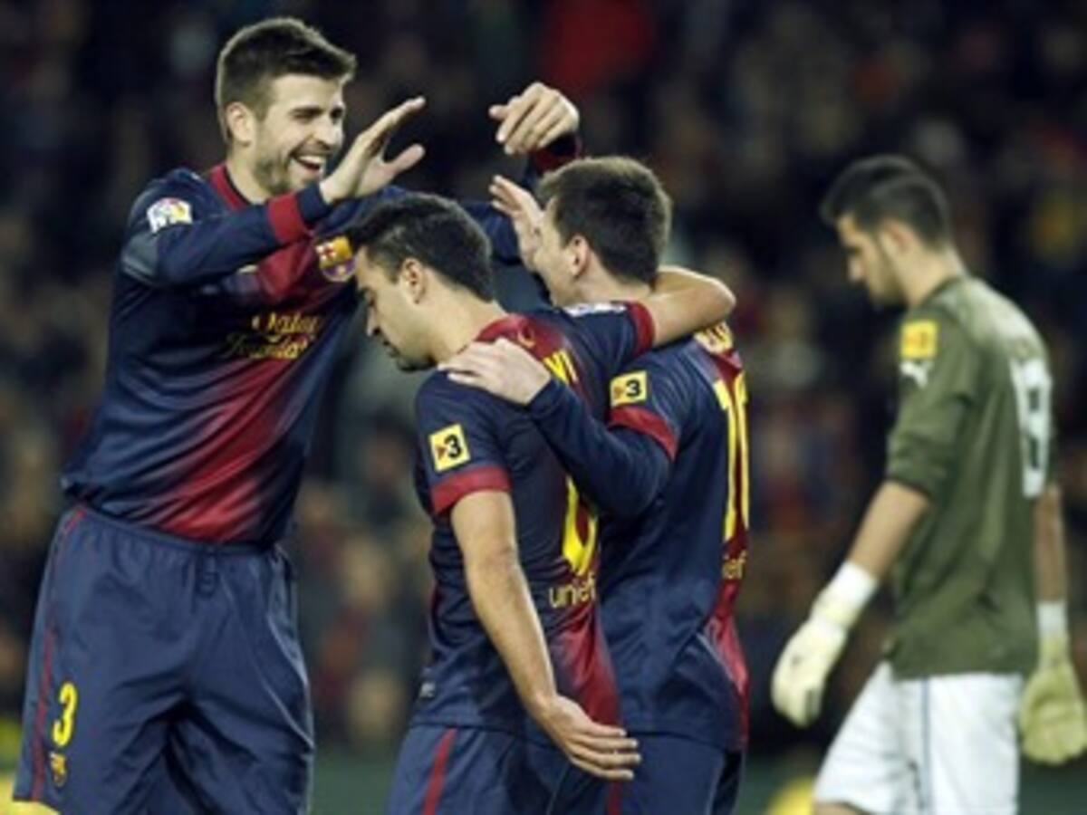 Barcelona inició el año con goleada 4-0 al Espanyol