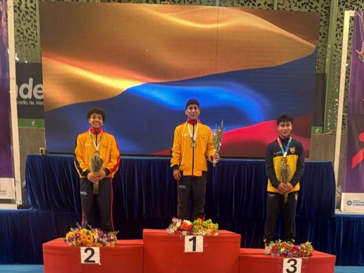 El nortesantandereano Camilo Vera se llevó el oro en el Sudamericano de Gimnasia Artística