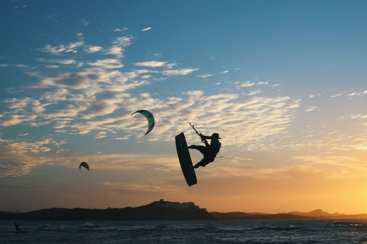 Campeonato Mundial de Kitesurf 2022 en el Atlántico. Foto: Colprensa/Juan Manuel Cantillo