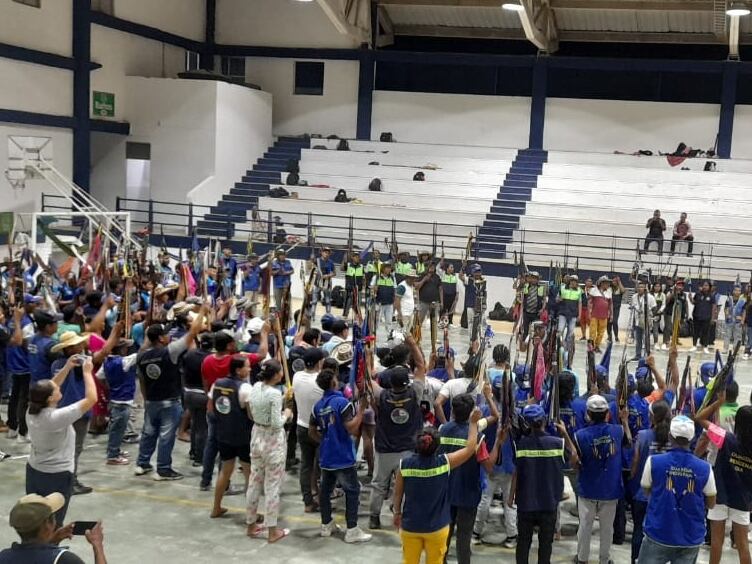 Minga indígena de Caucasia- foto OIA