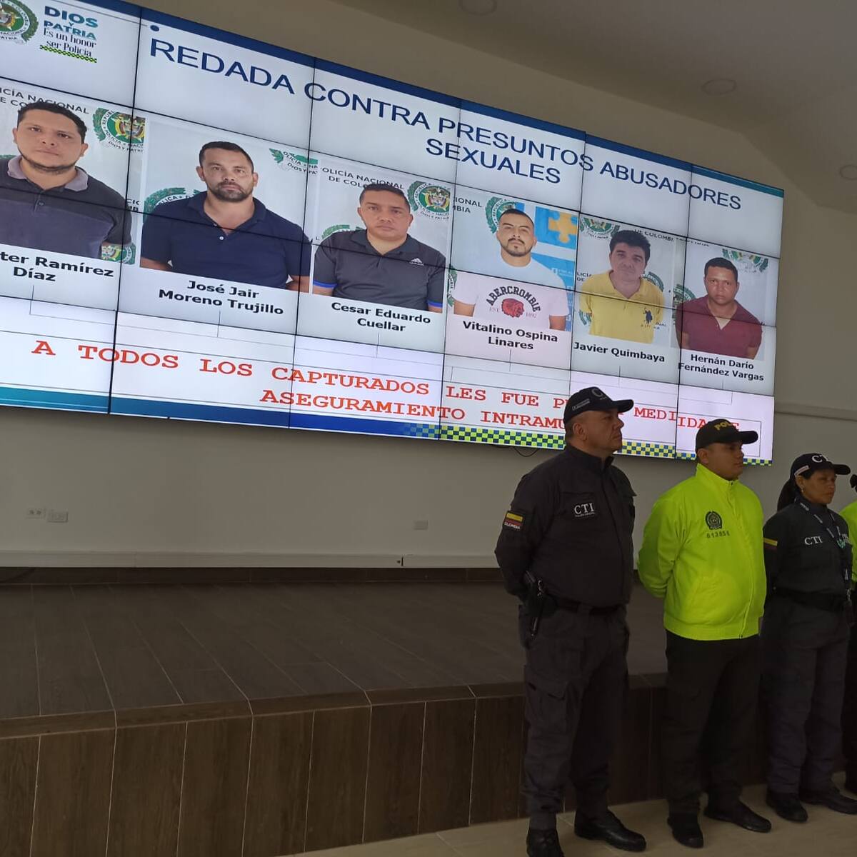 Capturados seis presuntos abusadores sexuales en el Huila