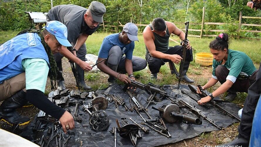 Fin de extracción de armamento y destrucción de municiones en caletas de las Farc. Foto: Colprensa