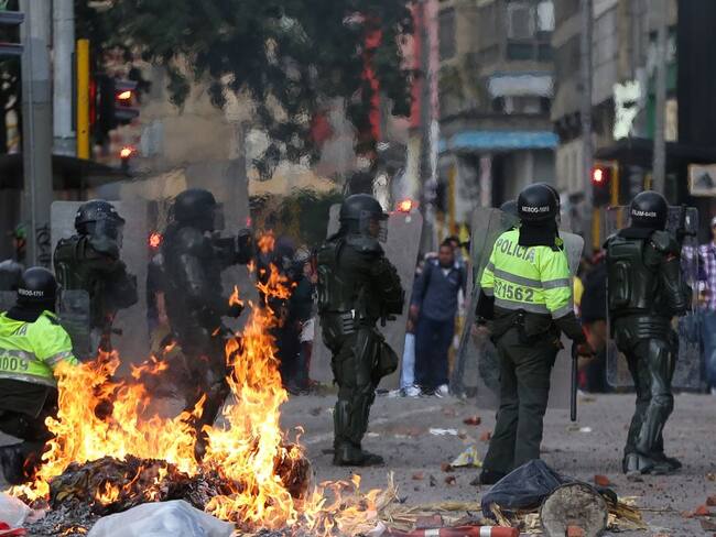 11.903 personas fueron detenidas en las protestas de fin de año en Bogotá