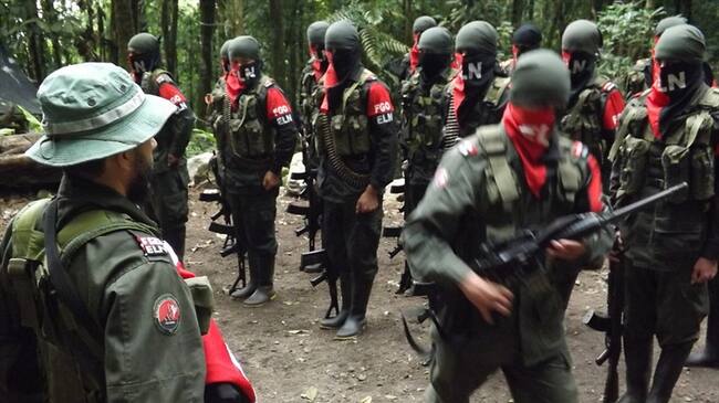 Guerrilla del Eln. Foto: Colprensa