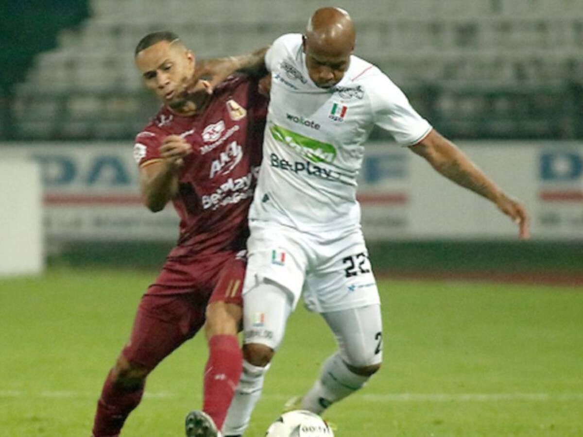 Once Caldas y Tolima empatan y se mantienen en la parte alta de la tabla