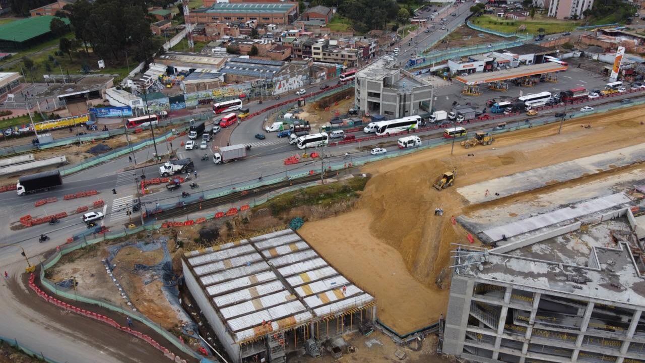 Extensión de Transmilenio en Soacha alcanza el 74,1% de avance: así va el proyecto