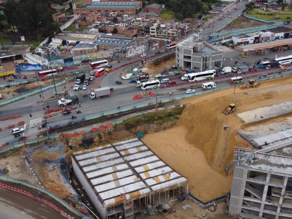 Extensión de TransMilenio en Soacha alcanza el 74,1% de avance: así va el proyecto