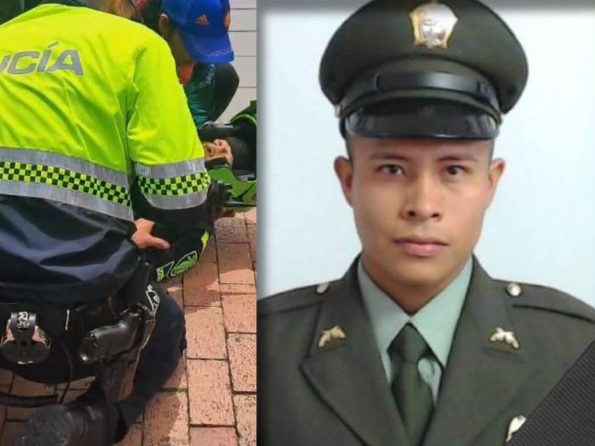 Falleció el patrullero Heiner Loaiza, quien resultó herido en medio de balacera en Bogotá