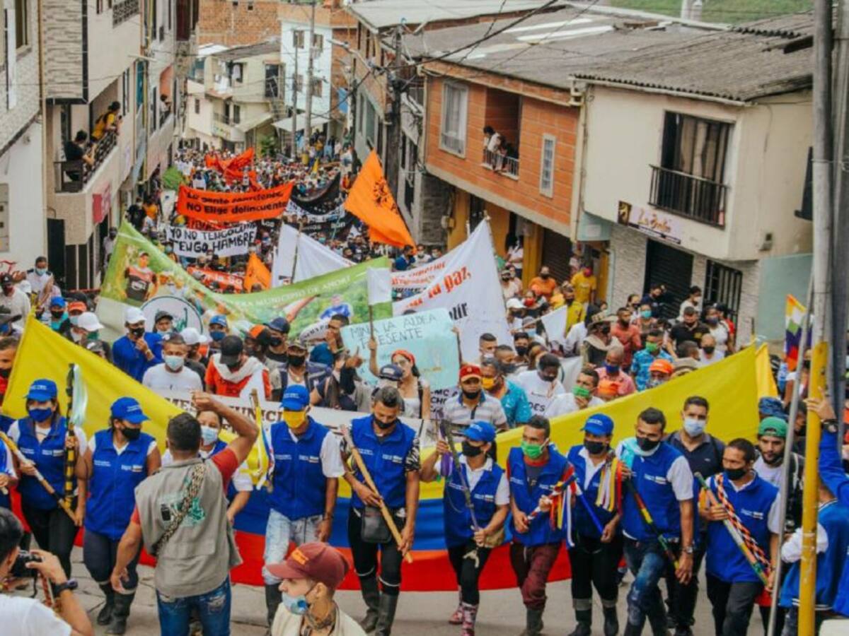 Anorí no disolverá la manifestación de campesinos, pese a fallo de tutela