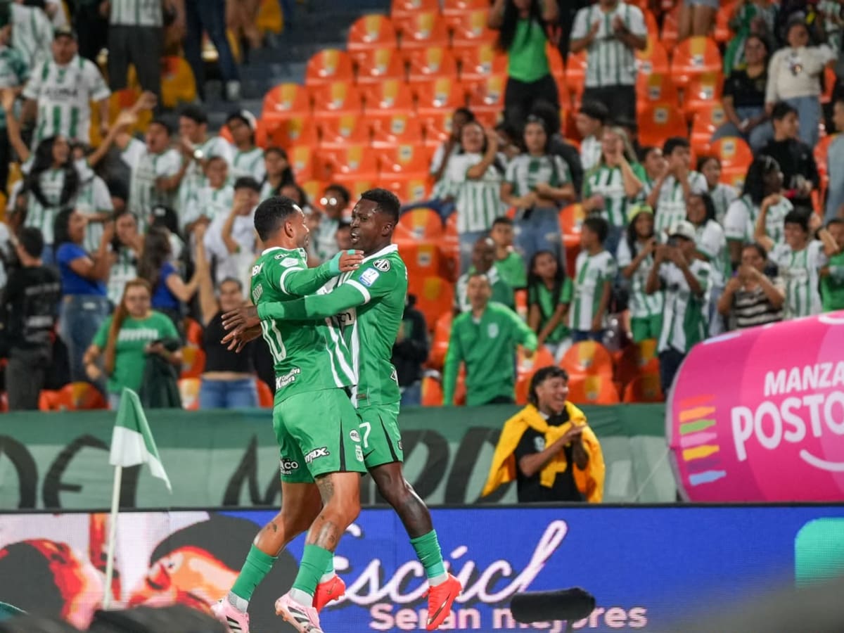 Nacional vence al Cali en el duelo de verdes y se mete en los ocho mejores: Resumen del partido