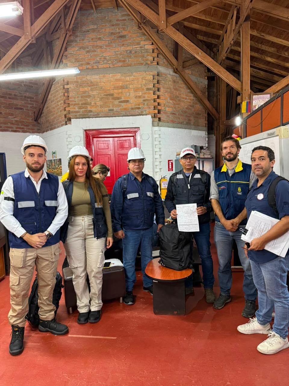 Ingenieros cartageneros llegaron a Pereira. // Alcaldía de Cartagena