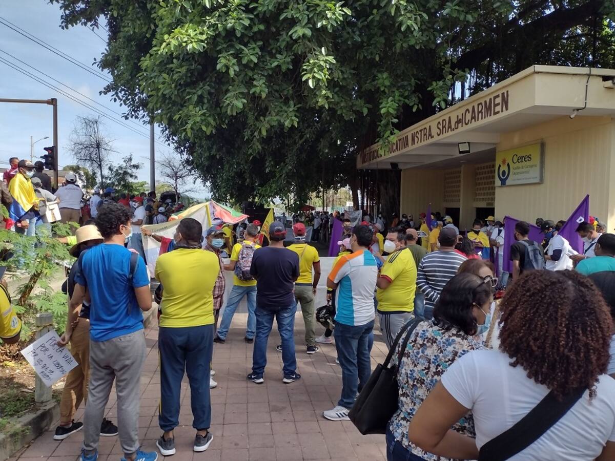 Cerca de seis mil docentes de Cartagena se unen a paro nacional de Fecode