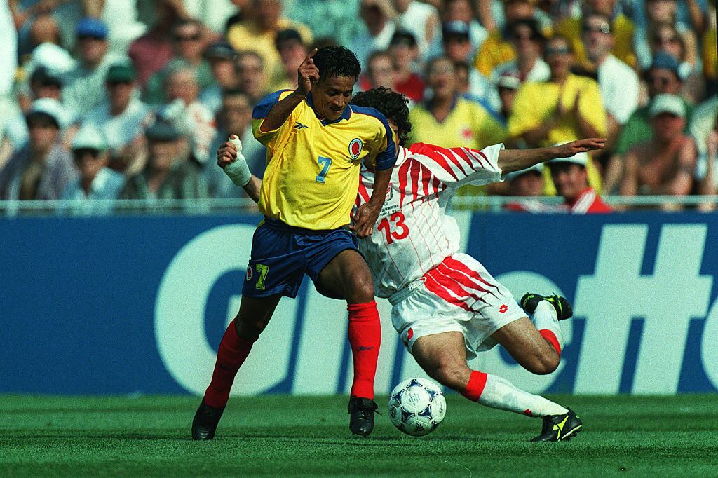 Colombia vs. Túnez en el Mundial 1998 / Getty Images