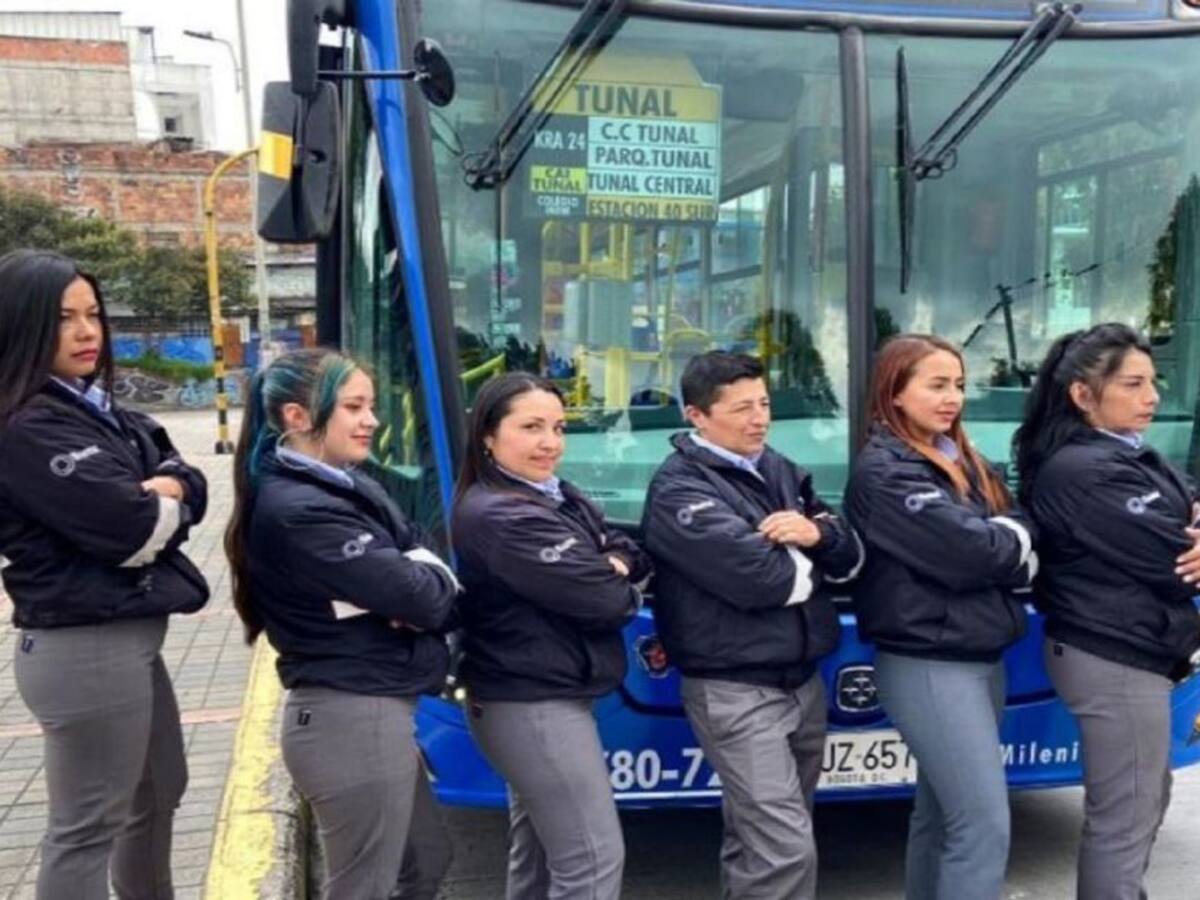 Transmilenio tiene la primera ruta en el país operada solo por mujeres