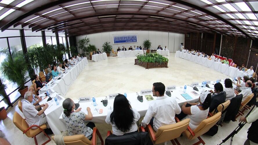 Diálogos de Paz en La Habana, Cuba. Foto: Colprensa