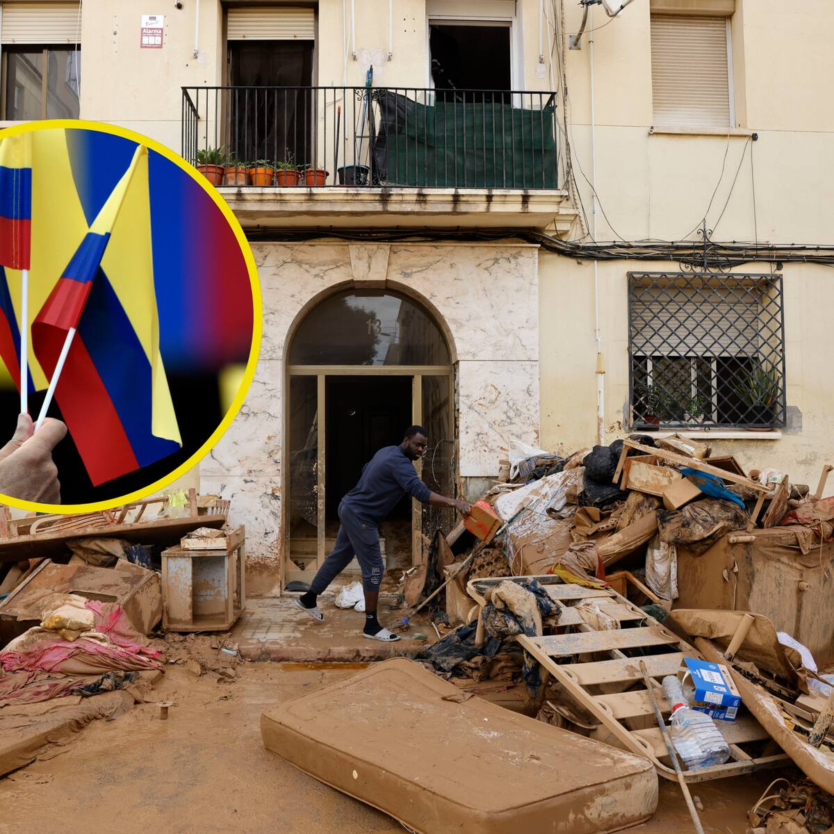 Embajador de Colombia aclara situación de colombianos afectados por inundaciones en España