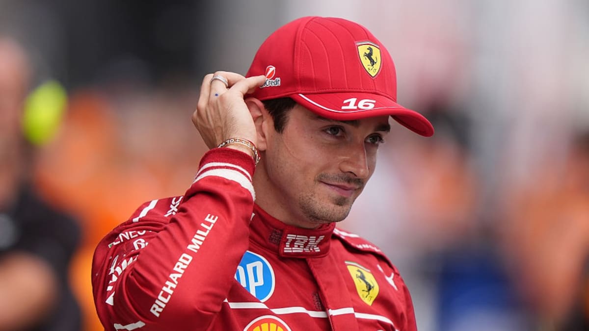Charles Leclerc dio la sorpresa en la clasificación del GP de Hungría