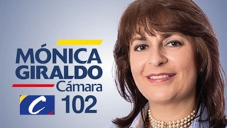 Mónica Giraldo Mejía, número 102 a la Cámara de Representantes por Caldas